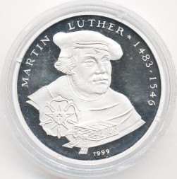 Монета Того 1000 франков 1999 год - Мартин Лютер