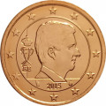 Бельгия 2 евроцента 2015 год UNC