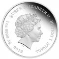 Тувалу 1 доллар 2019 год - Отряд самоубийц. Харли Куинн