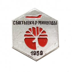 Значок Сыктывкар-Минводы 1959 год. Аэрофлот