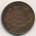 Джерси 1/26 шиллинга 1851 год