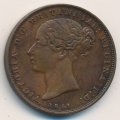 Джерси 1/26 шиллинга 1851 год