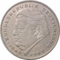 ФРГ 2 марки 1990 год - Франц Йозеф Штраус, 40 лет Федеративной Республике (1949-1989) (F)