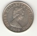 Джерси 10 пенсов 1989 год