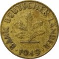 ФРГ 10 пфеннигов 1949 год (G)