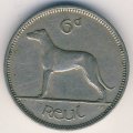 Ирландия 6 пенсов 1955 год