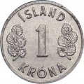 Исландия 1 крона 1978 год