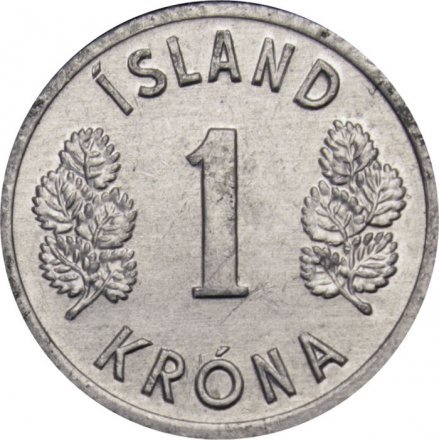 Исландия 1 крона 1978 год