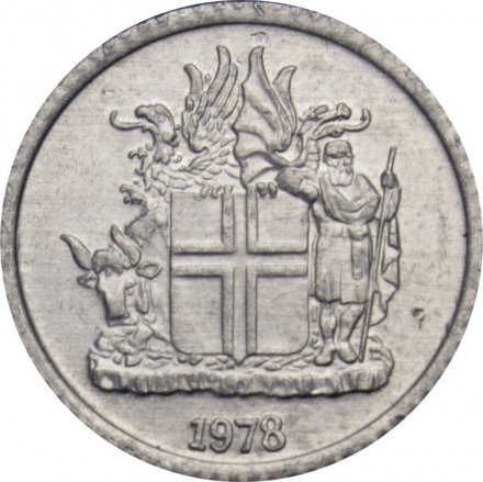 Исландия 1 крона 1978 год