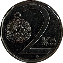 Чехия 2 кроны 2009 год