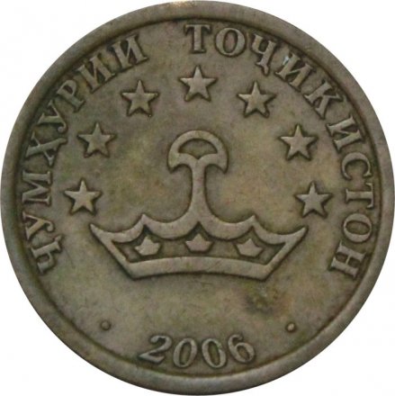 Таджикистан 20 дирам 2006 год
