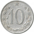 Чехословакия 10 геллеров 1966 год