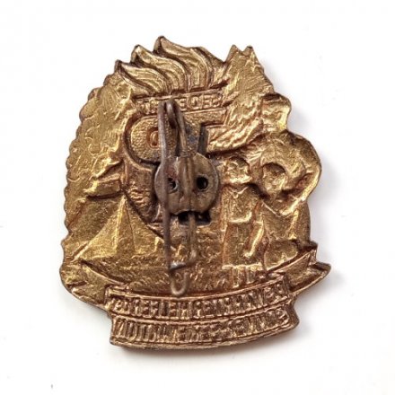 Значок Пионерия ГДР. Надежный вожатый летнего лагеря (Bewahrter Helfer der Sommer-ferienaktion)