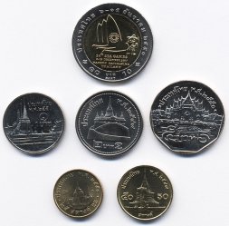 Набор из 6 монет Таиланд 2006 - 2007 год