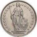 Швейцария 1 франк 1981 год