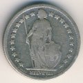 Швейцария 1/2 франка 1900 год