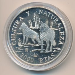 Испания 2000 песет 1996 год