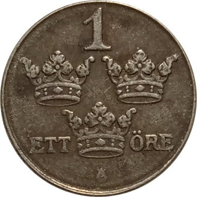 Швеция 1 эре 1943 год