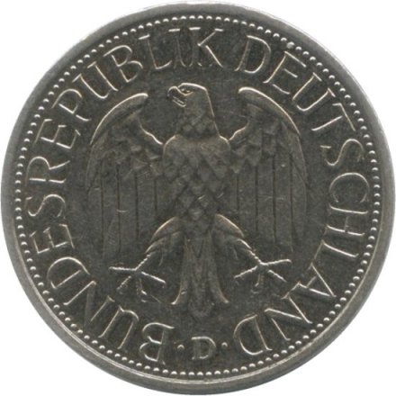 ФРГ 1 марка 1983 год (D)