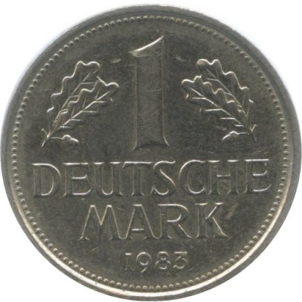 ФРГ 1 марка 1983 год (D)