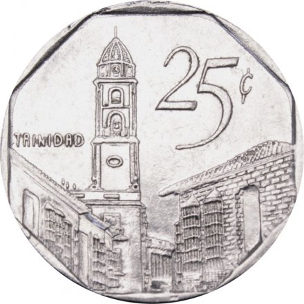 Куба 25 сентаво 2006 год - Церковь Святого Франциска Ассизского в Тринидаде 