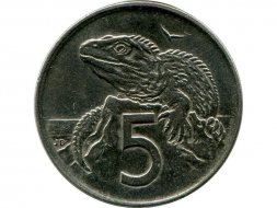 Новая Зеландия 5 центов 1971 год