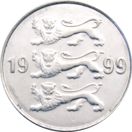 Эстония 20 сентов 1999 год