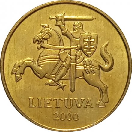 Литва 50 центов 2000 год