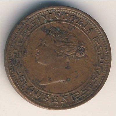 Цейлон 1/2 цента 1898 год