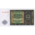 ГДР 10 марок 1948 год - UNC