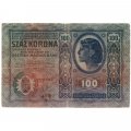 Австро-Венгрия 100 крон 1912 год - F