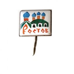 Значок-иголка Ростов (Ростовская финифть)