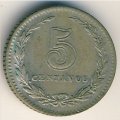 Аргентина 5 сентаво 1939 год