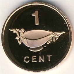 Соломоновы острова 1 цент 1977 год