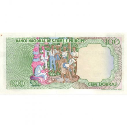 Сан-Томе и Принсипи 100 добра 1989 год - aUNC