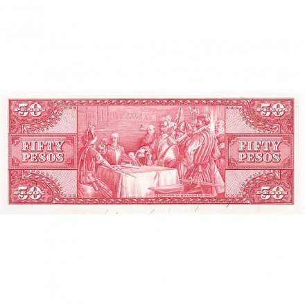 Филиппины 50 песо 1949 год - Художник Хуан Луна UNC