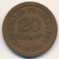 Кабо-Верде 20 сентаво 1930 год
