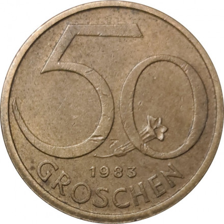 Австрия 50 грошей 1983 год