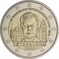 Люксембург 2 евро 2025 год - 25 лет со дня вступления на престол Великого герцога Анри