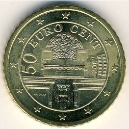 Австрия 50 евроцентов 2007 год