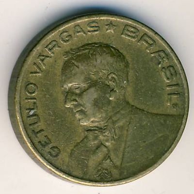 Бразилия 10 сентаво 1943 год