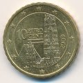 Австрия 10 евроцентов 2009 год