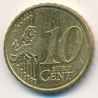 Австрия 10 евроцентов 2009 год