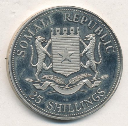 Сомали 25 шиллингов 2004 год - Жизнь Иоанна Павла II. Папамобиль