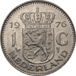 Нидерланды 1 гульден 1976 год