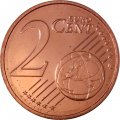 Люксембург 2 евроцента 2013 год - Великий герцог Люксембурга Анри