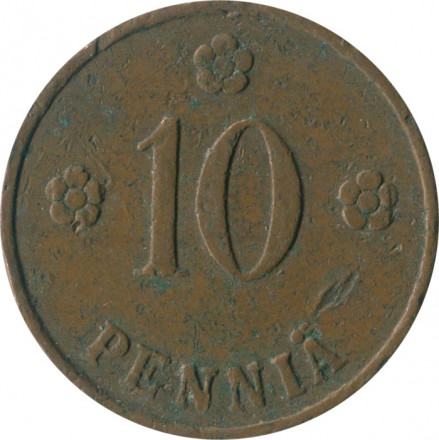 Финляндия 10 пенни 1928 год