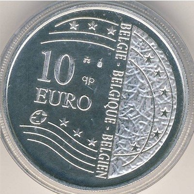 Бельгия 10 евро 2004 год