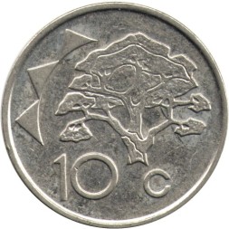 Намибия 10 центов 2002 год - Акация