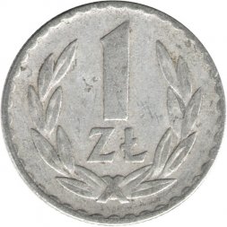 Польша 1 злотый 1974 год